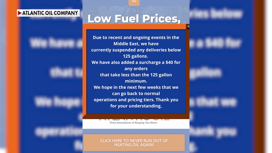 Atlantic Oil company sets limit on oil delivery amid Middle East conflict