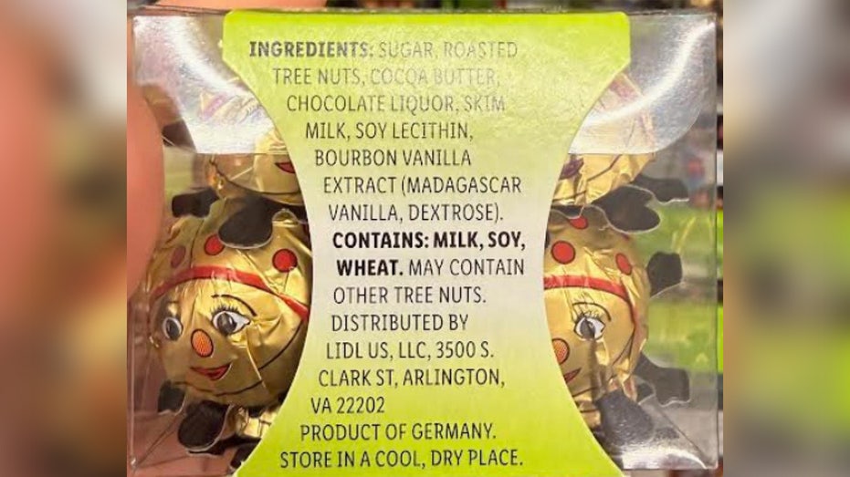 favorina chocolate ladybugs ingredients