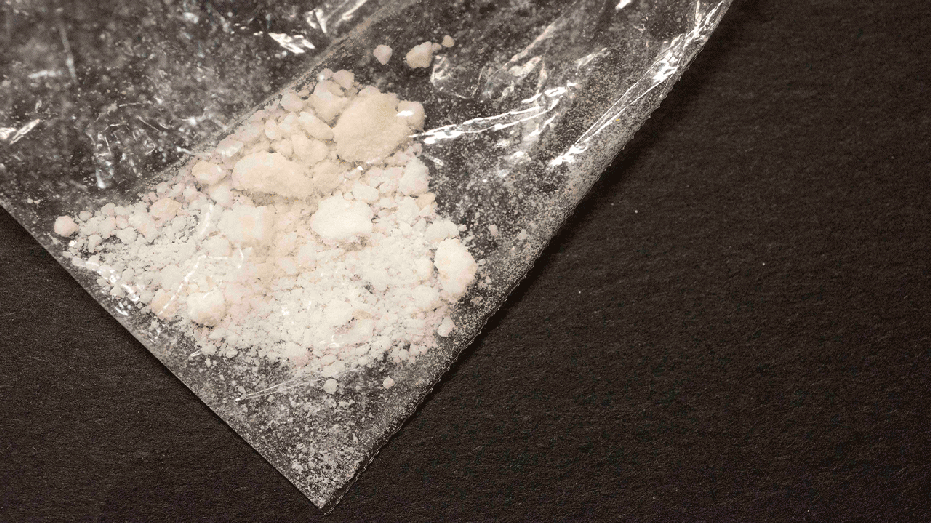 white powder in bag