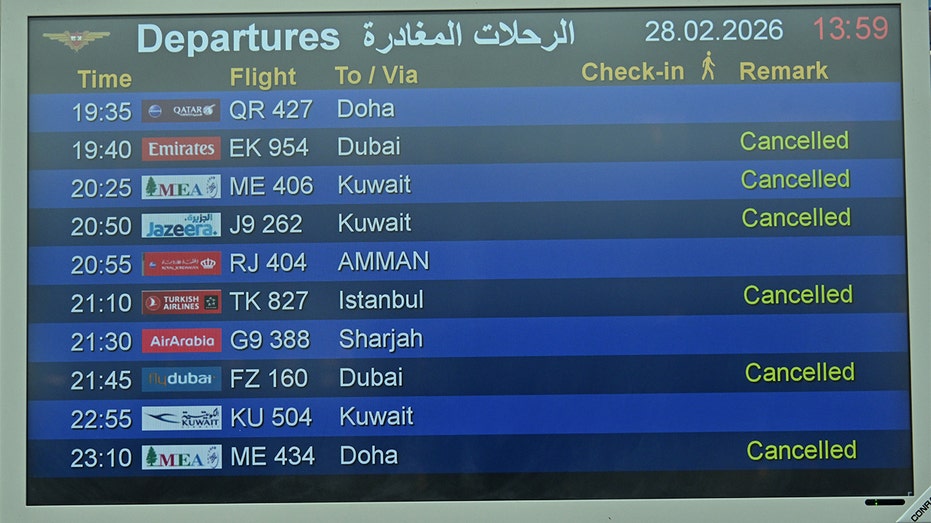 List of cancelled flights