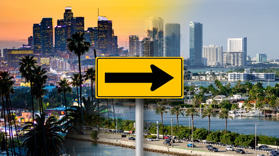 Los Angeles and Miami buildings.