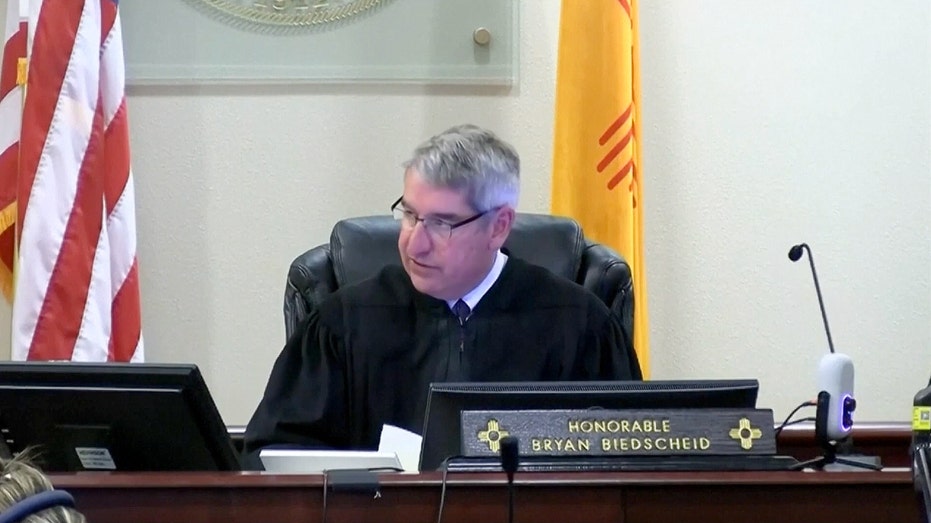 Judge Bryan Biescheid at the stand in New Mexico