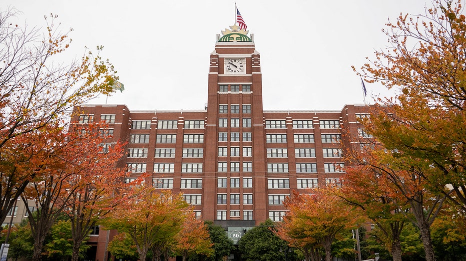 The Starbucks Corp. headquarters in Seattle, Washington