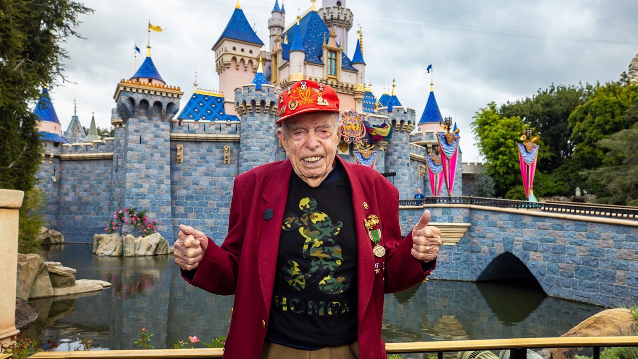 ‘I thought the war was over:’ 100-year-old Iwo Jima veteran honored decades later at Disneyland