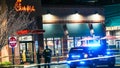 New Jersey police officers stand guard outside Chick-Fil-A restaurant on April 12, 2026 in Union, New Jersey. - Fox News