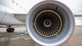 03 July 2024, North Rhine-Westphalia, Duesseldorf: Turbine on an airplane. Photo: Christoph Reichwein/dpa - Fox News