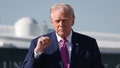 President Donald Trump walks toward reporters before answering questions prior to boarding Air Force One on April 10, 2026 at Joint Base Andrews, Md. - Fox News
