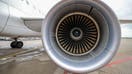 03 July 2024, North Rhine-Westphalia, Duesseldorf: Turbine on an airplane. Photo: Christoph Reichwein/dpa  - Fox Business News