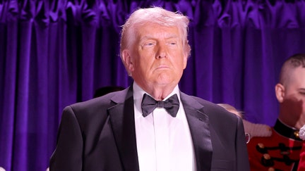 U.S. President Donald Trump attends as Mentalist Oz Pearlman hosts The White House Correspondents Dinner at Washington Hilton on April 25, 2026 in Washington, DC. - Fox Business News
