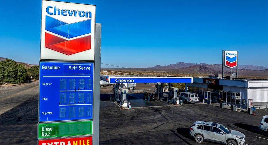 Chevron gas station in Ludlow, California