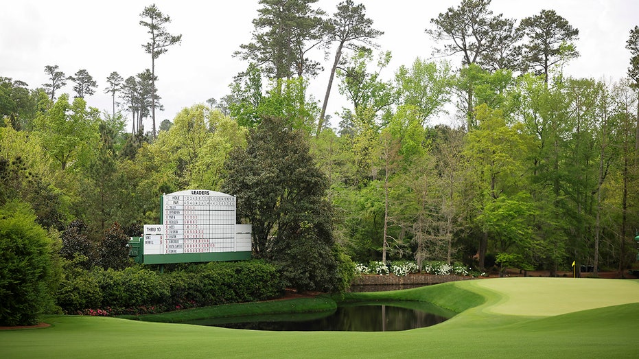 General view of 11th hole at Augusta National