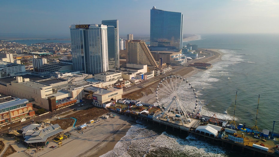 Aerial view Atlantic City, NJ