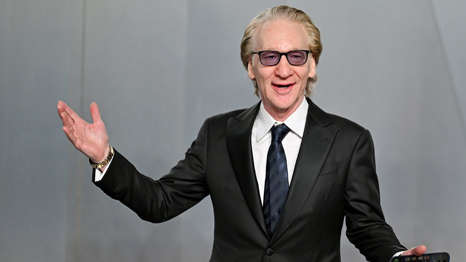 Bill Maher on Vanity Fair red carpet