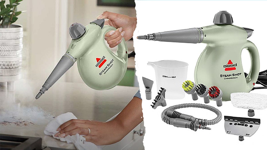 Split image of Bissell steam cleaners that have been recalled