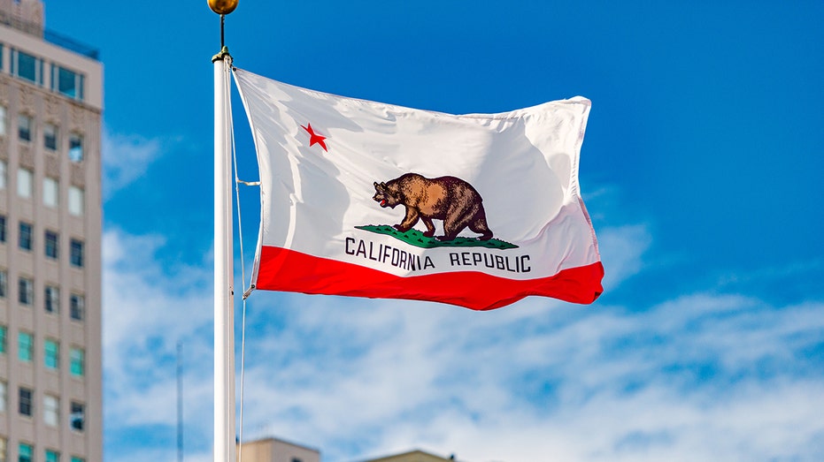 Flag of California Republic in San Francisco.