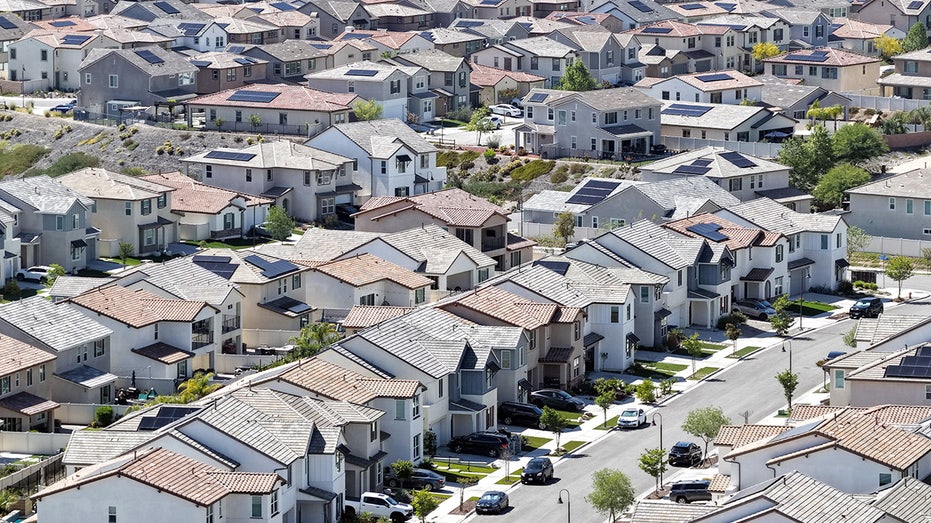 A subdivision in Santa Clarita, California