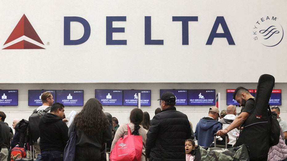 Delta Air Lines kiosk