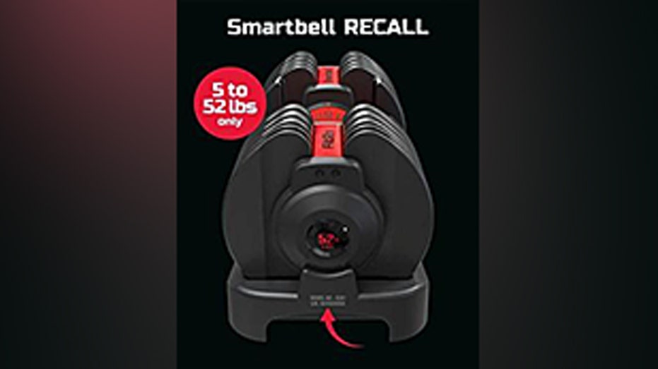 FitRx SmartBell Quick-Select 5-52.5lbs Adjustable Dumbbell