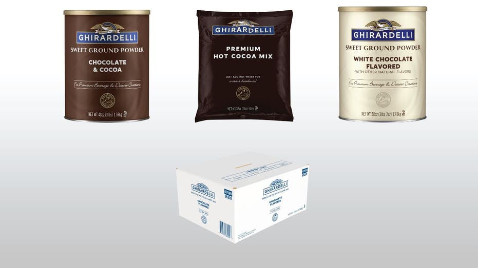 Multiple Ghirardelli Chocolate Co. products.