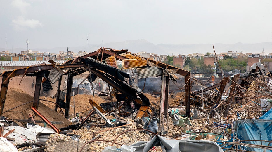 Building destroyed during Iran war.