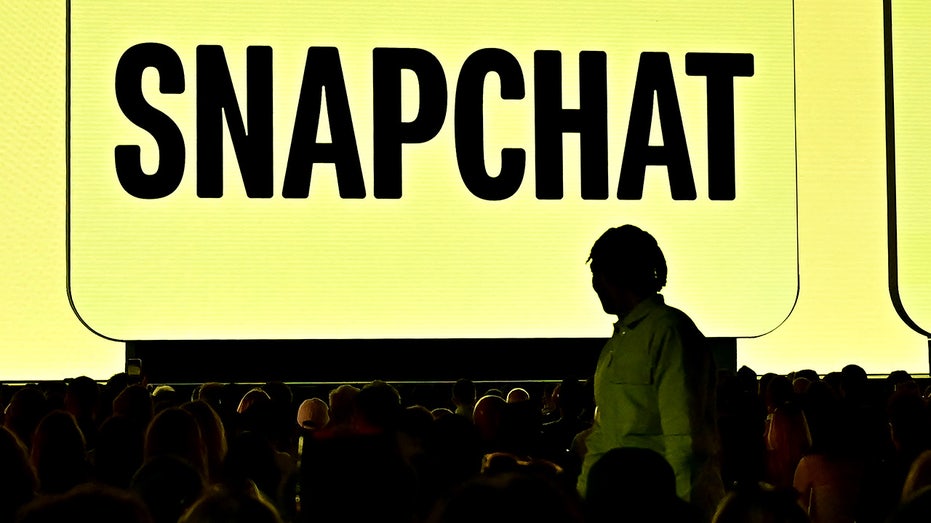 Snapchat logo at an event