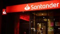 A logo of Santander Bank. A former Santander employee in Rhode Island admitted to stealing more than $125,000 from an elderly client with dementia, federal prosecutors said. - Fox News