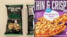 Great Value Thin Crust Chicken Bacon Ranch Pizza and Pork King Good Sour Cream & Onion Pork Rinds are among several items being recalled amid concerns of salmonella contaminations.  - Fox Business News