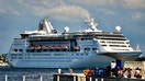The "Empress of the Seas", a Bahamas-flagged vessel owned by the US Royal Caribbean which became the last cruise of a US company to touch the Cuban port following the new US sanctions against the island, leaves from Havana, on June 5, 2019. The Trump administration clamped down on US tourist visits to Cuba on June 4, aiming to cut the flow of dollars to a country that Washington accuses of helping prop up Venezuelan President Nicolas Maduro. The Treasury Department banned group educational travel, cruise ship and private yacht visits by Americans, taking aim at the most common ways US tourists and Cuban-Americans visit the Caribbean island. (Photo by ADALBERTO ROQUE / AFP) (Photo by ADALBERTO ROQUE/AFP via Getty Images) - Fox Business News