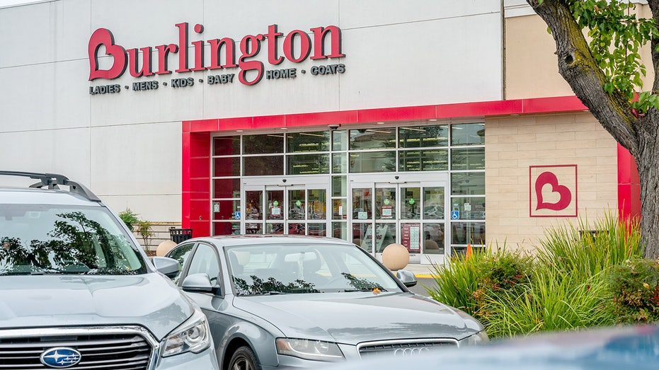 The front exterior of a Burlington store