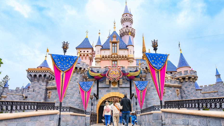 Sleeping Beauty Castle at Disneyland