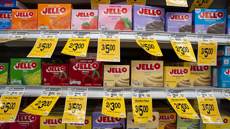 Kraft Heinz's Jell-O pudding on shelves
