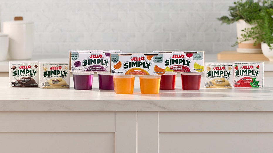 Jell-o Simply on counter