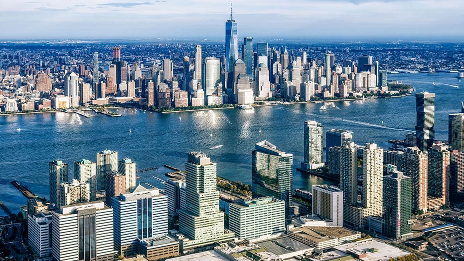 NYC skyline view from Jersey City