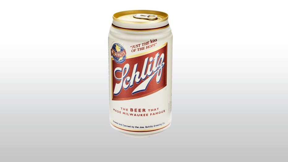 A can of Schlitz beer.