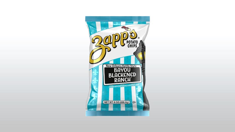 Zapp's 8-oz. Bayou Blackened Ranch Potato Chips.