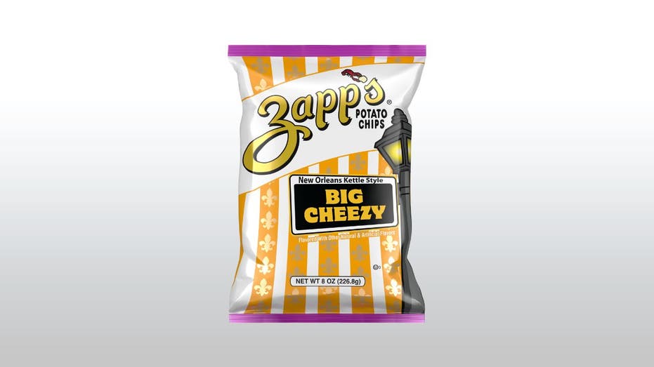 Zapp's 8-oz. Big Cheezy Potato Chips.