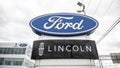 A Ford dealership in Longueuil, Quebec, Canada, on Thursday, April 3, 2025. Canada will put 25% retaliatory tariffs on US-made vehicles in response to the Trump administration's import taxes on foreign autos, Prime Minister Mark Carney said Thursday. - Fox News