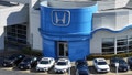In an aerial view, brand new Honda cars are displayed on the sales lot at Honda Marin on Feb. 6, 2024 in San Rafael, California. Honda announced the recall of 750,000 vehicles in the U.S. for an air bag defect that could unintentionally deploy the air bags in a collision. - Fox News