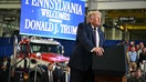US President Donald Trump speaks during a visit to the Mack Trucks manufacturing facility in Macungie, Pennsylvania, on June 23, 2026.  - Fox Business News