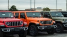 Jeep Wrangler vehicles at a dealership in Mississauga, Ontario, Canada, on Friday, Oct. 17, 2025.  - Fox Business News