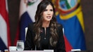 Former U.S. Secretary of Homeland Security Kristi Noem delivers remarks during a working lunch at Trump National Doral in Miami, Florida, on March 7, 2026. - Fox Business News