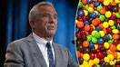 A split of Health and Human Services (HHS) Secretary Robert F. Kennedy Jr. and M&M's. - Fox Business News