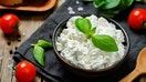 Ricotta cheese on a wood background. the toning. selective focus - Fox Business News