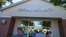 People wait in front of a Social Security office in Citrus Heights, California, on July 12, 2023. - Fox Business News