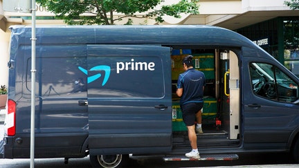 An Amazon Prime delivery van on Thursday, July 10, 2025.  - Fox Business News