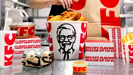 KFC updated its famous logo and added new items to its menu as part of a new brand strategy. - Fox Business News