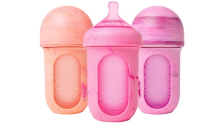 Boon NURSH 8 oz Reusable Baby Bottles