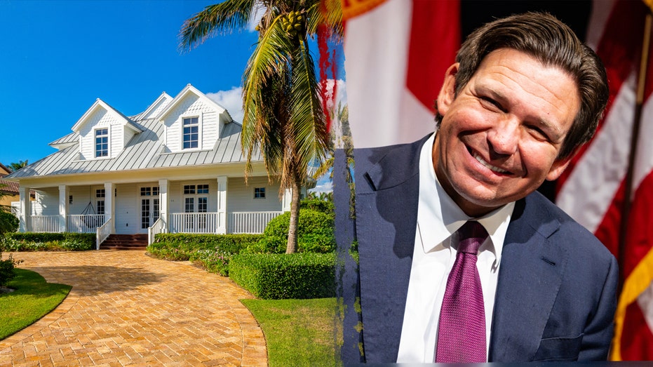 Florida home and Ron DeSantis