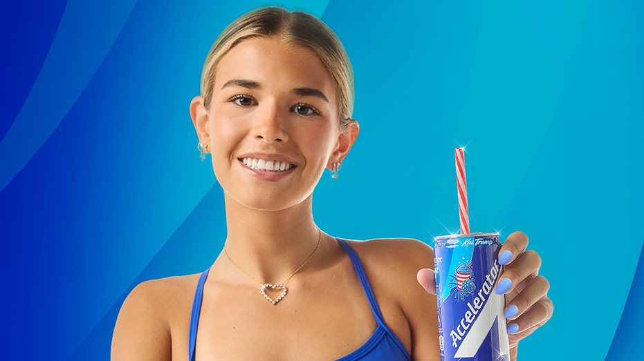Kai Trump with Blue Raz Slush Accelerator Active Energy