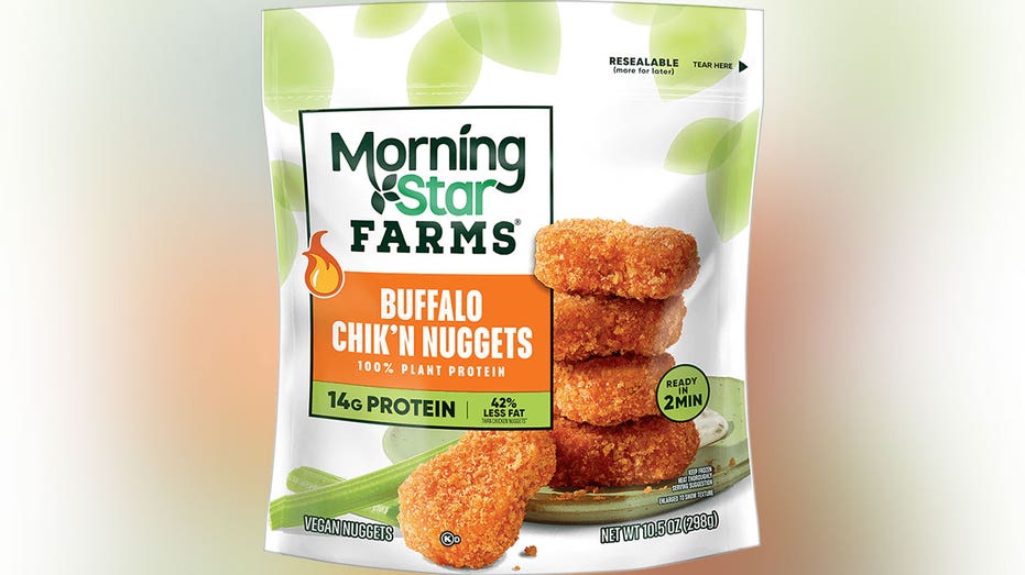 Package of MorningStar Farms Buffalo Chik'n Nuggets